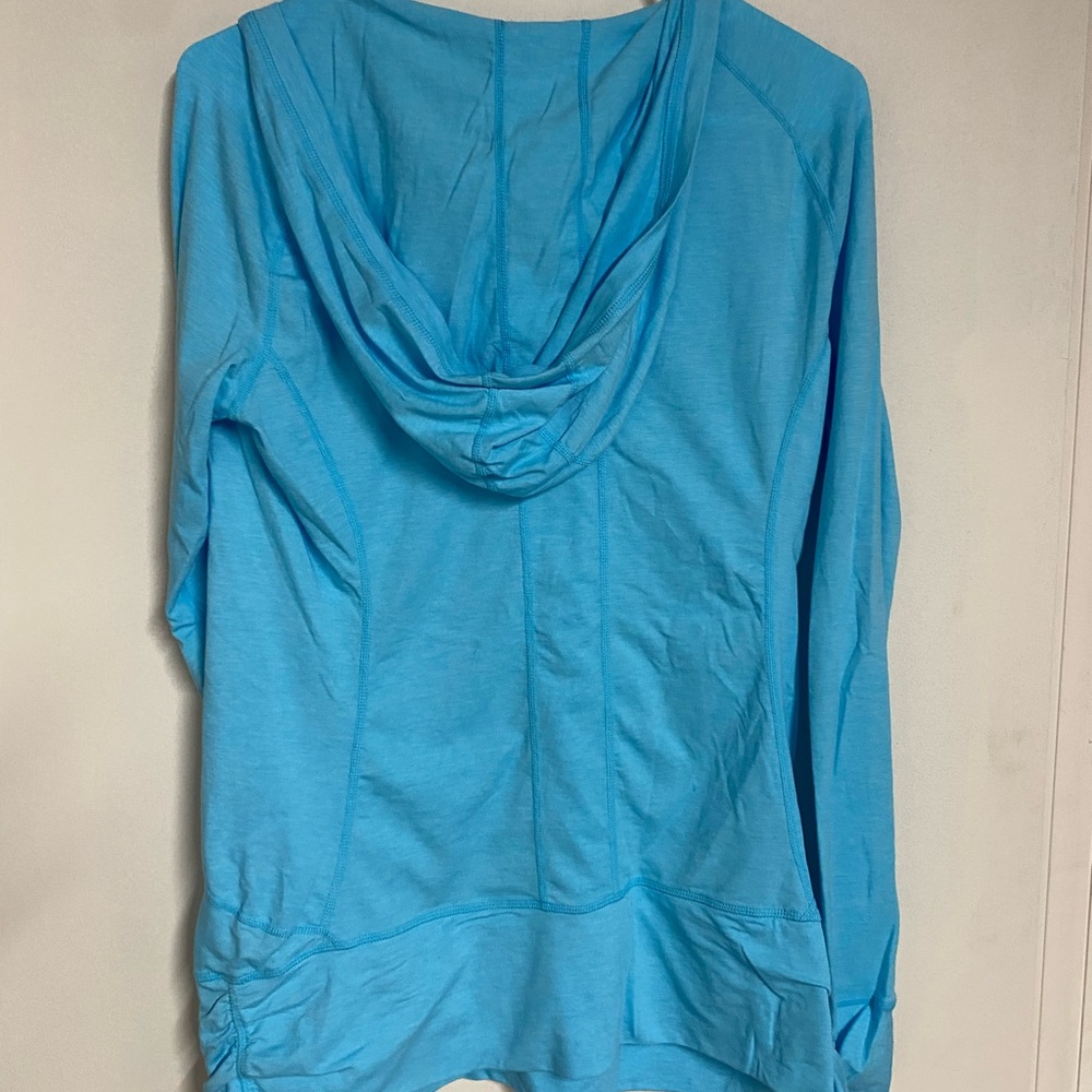 Zella long sleeve hoody.  Size M.  Blue hoody